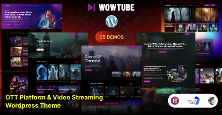 WowTube – OTT Platform & Video Streaming WordPress Theme