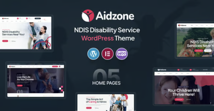 Aidzone – NDIS Disability Service WordPress Theme