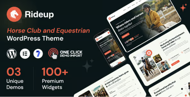 Rideup - Horse Club and Equestrian WordPress Theme 2 Rideup - Horse Club and Equestrian WordPress Theme