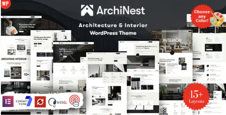Archinest - Architecture & Interior Design WordPress Theme