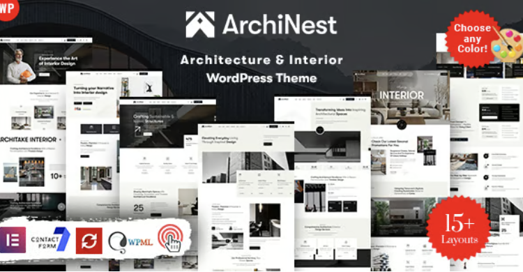 Archinest - Architecture & Interior Design WordPress Theme