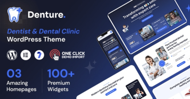 Denture - Dental Clinic WordPress Theme