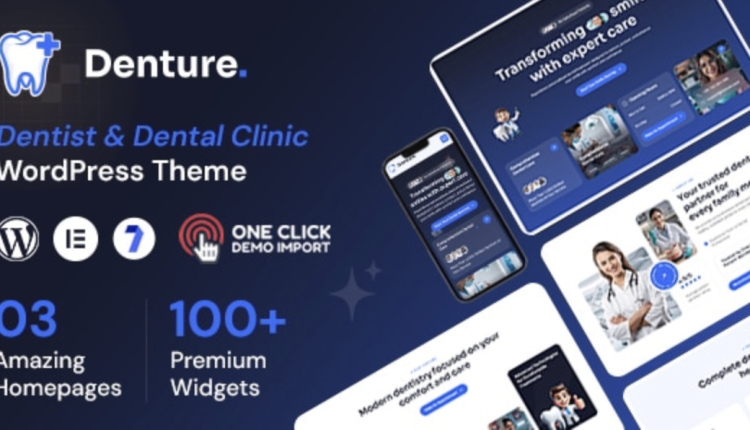 Denture - Dental Clinic WordPress Theme