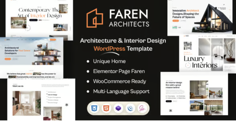Faren - Architecture and Interior Design WordPress Theme 2 Faren - Architecture and Interior Design WordPress Theme
