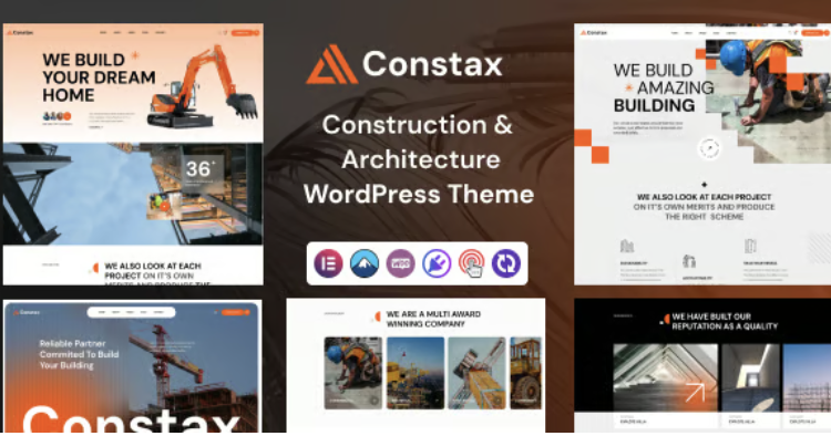 Constax - Construction & Architecture WordPress Theme