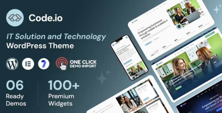 Codeio - IT Solutions and Technology WordPress Theme