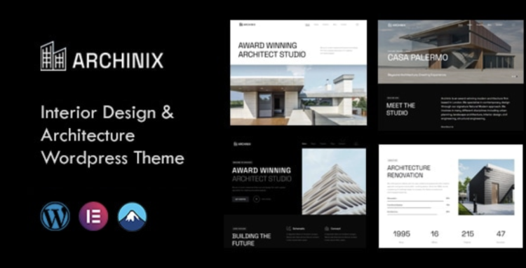Archinix - Architecture and Interior WordPress Theme