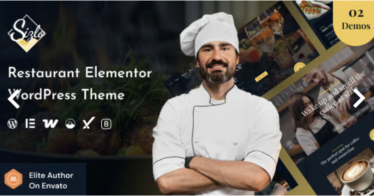Sizlo – Restaurant Elementor WordPress Theme