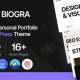 Biogra – Personal Portfolio WordPress Theme