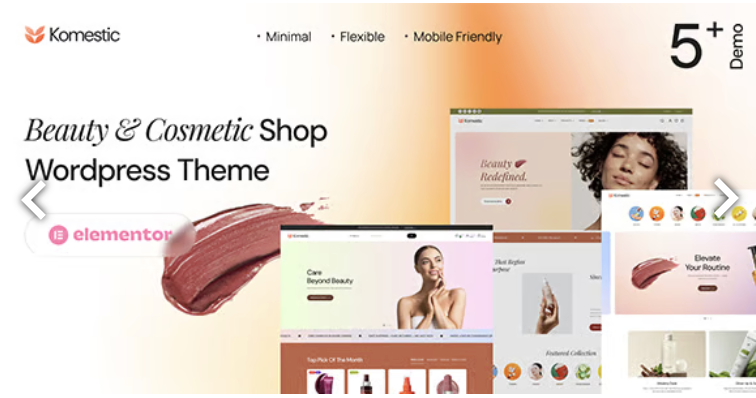 Komestic - Beauty & Cosmetics Shop WordPress Theme 2 Komestic - Beauty & Cosmetics Shop WordPress Theme