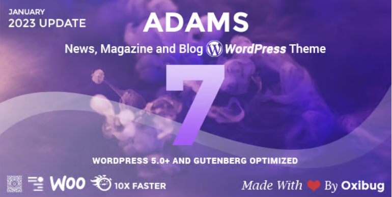 Adams - Responsive Retina WordPress News, Magazine, Blog 2 Adams - Responsive Retina WordPress News, Magazine, Blog