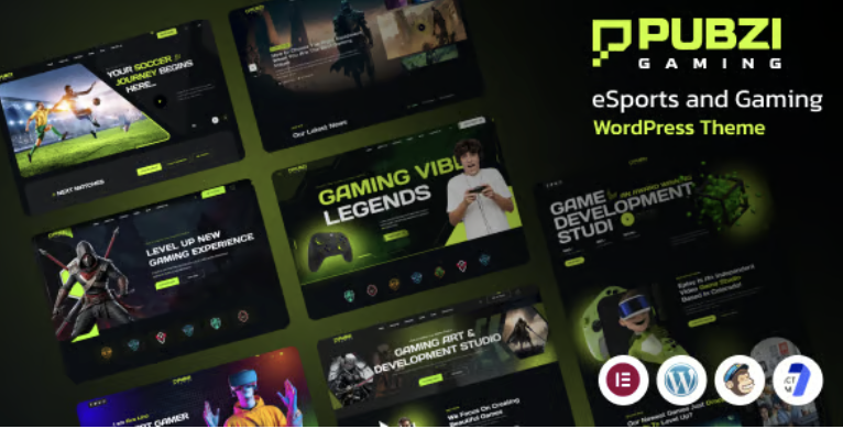 Pubzi – eSports and Gaming WordPress Theme