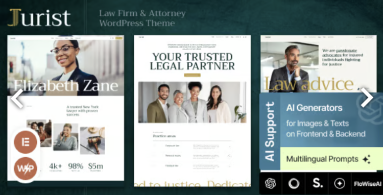 Jurist - Law Firm & Attorney WordPress Theme