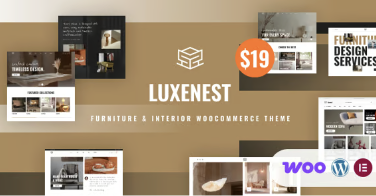 LuxeNest - Furniture & Interior WooCommerce WordPress Theme