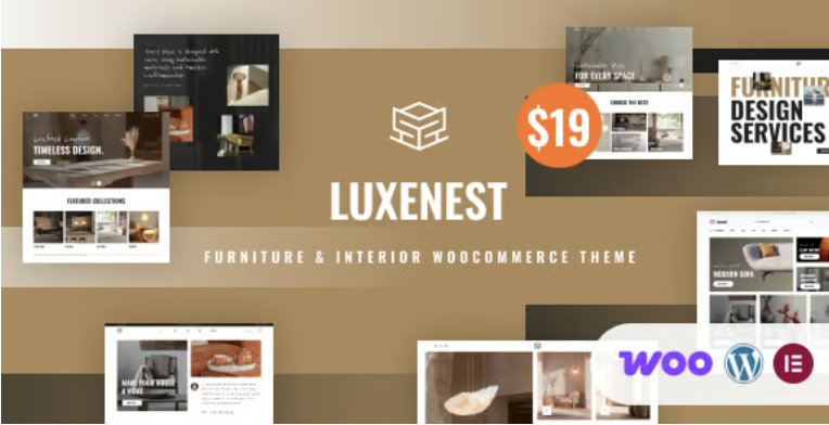 LuxeNest - Furniture & Interior WooCommerce WordPress Theme