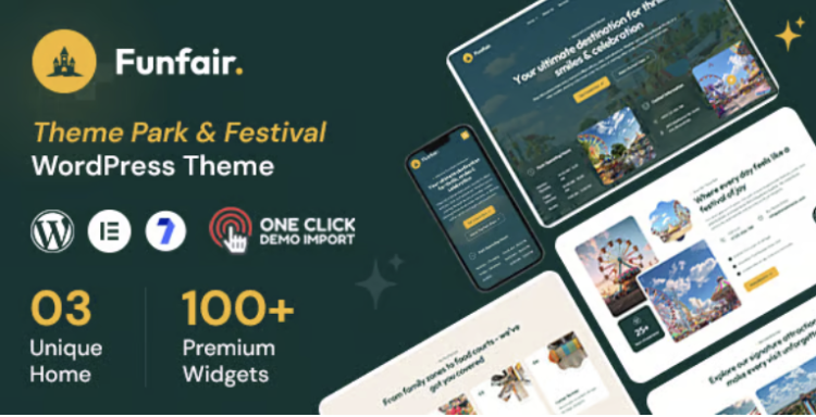 Funfair - Water & Amusement Park WordPress Theme