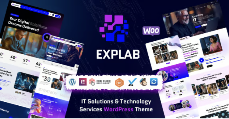 EXPLAB - IT Solutions & Technology Services WordPress Theme
