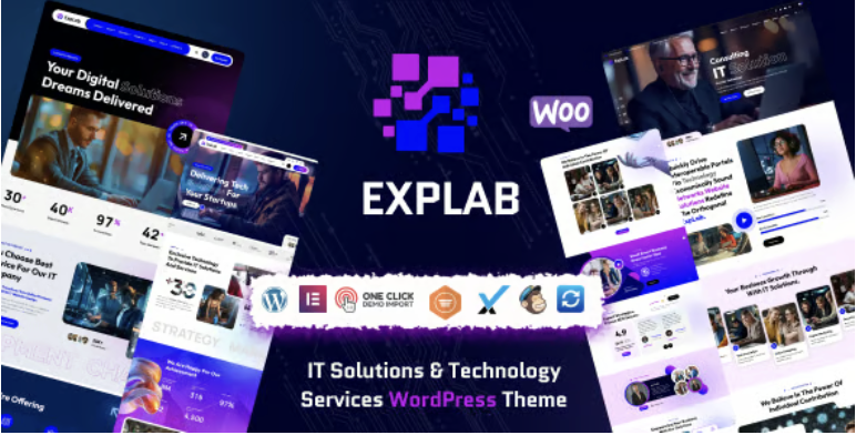 EXPLAB - IT Solutions & Technology Services WordPress Theme 2 EXPLAB - IT Solutions & Technology Services WordPress Theme