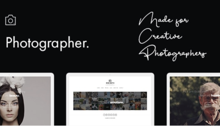 Photographer WordPress Theme
