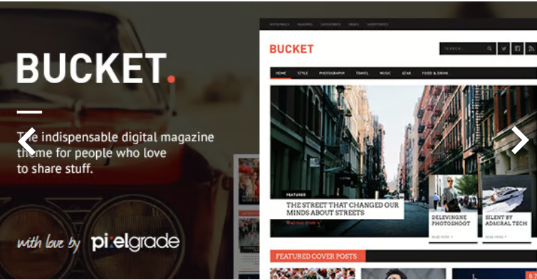 BUCKET - A Digital Magazine Style WordPress Theme 2 BUCKET - A Digital Magazine Style WordPress Theme