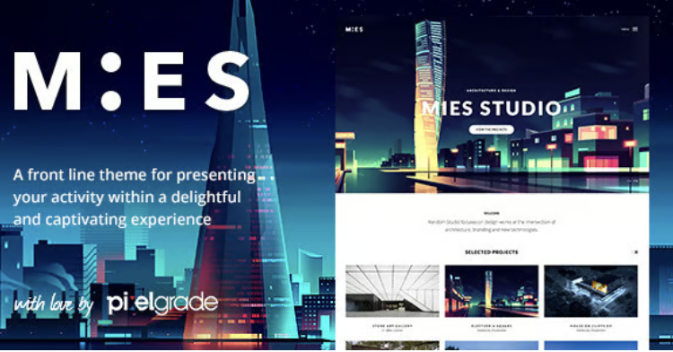 MIES - An Avant-Garde Architecture WordPress Theme