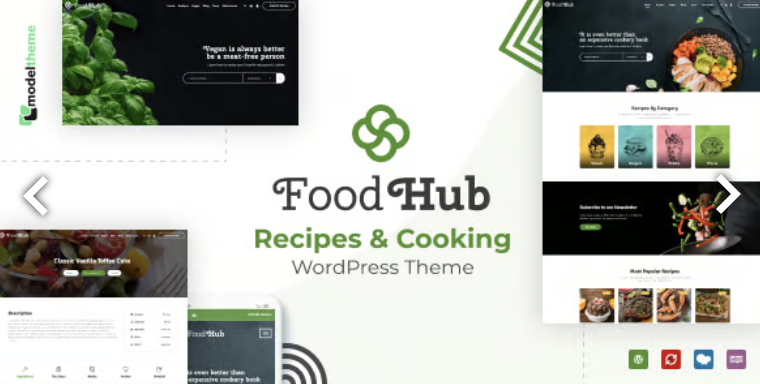 Foodhub - Recipes WordPress Theme