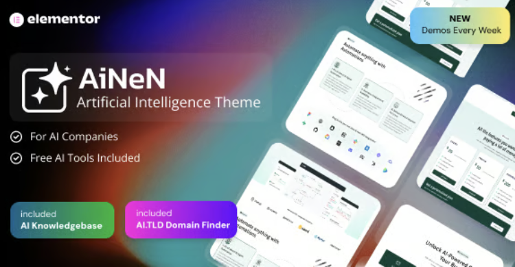 AiNeN – AI Agent & Automation WordPress Theme