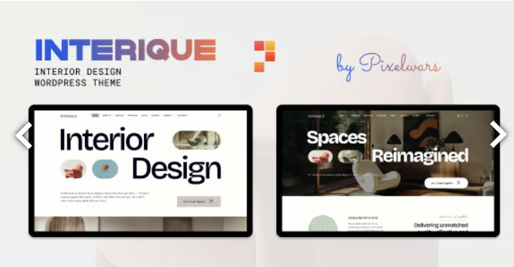Interique | Interior Design WordPress Theme