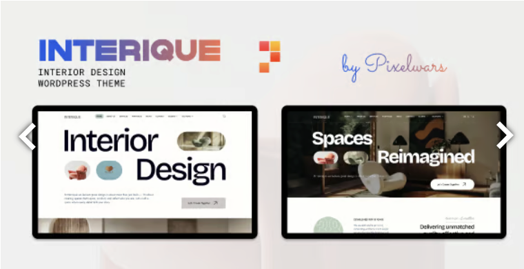 Interique | Interior Design WordPress Theme