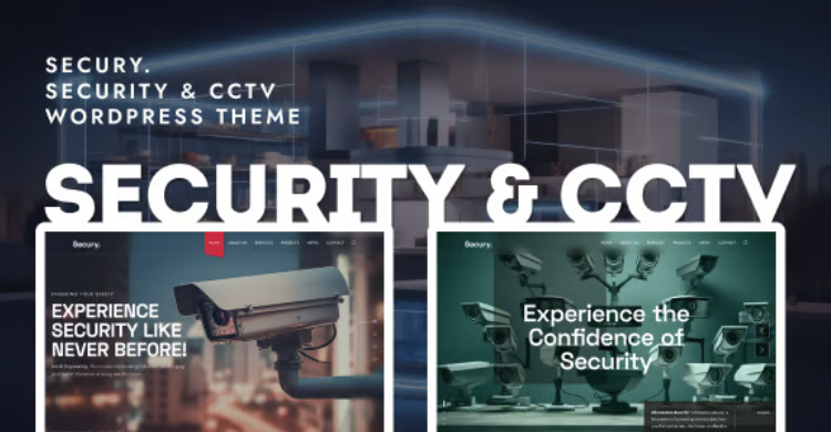 Secury - CCTV & Security WordPress Theme