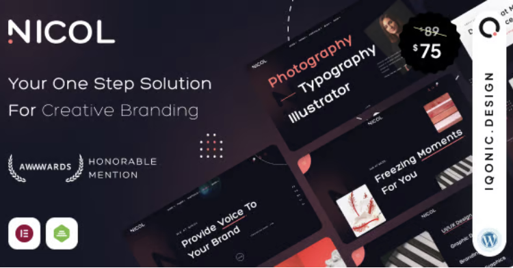 Nicol - Fiery Creative Agency WordPress Theme