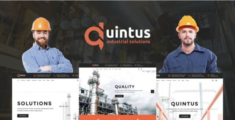 Quintus - Industrial & Engineering WordPress Theme 2 Quintus - Industrial & Engineering WordPress Theme