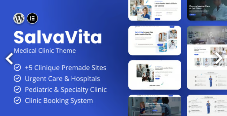 SalvaVita - Medical Clinic WordPress Theme