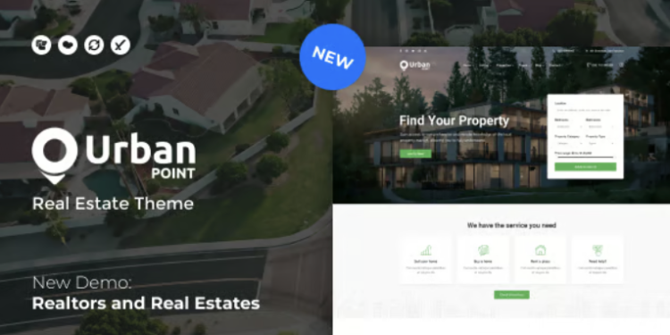 UrbanPoint - House Selling & Rental WordPress Theme