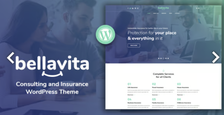 Bellavita - Insurance & Finance WordPress Theme