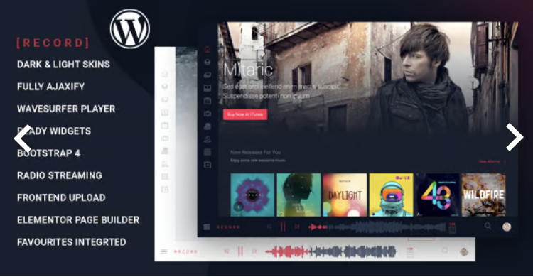 Rekord - Ajaxify Music - Events - Podcasts Multipurpose WordPress Theme