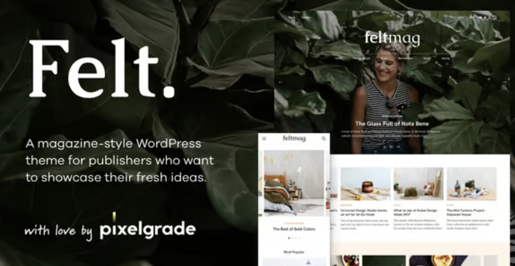 Felt - A Digital Magazine Style WordPress Theme