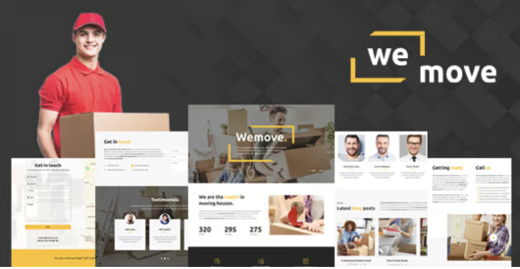WeMove - Home Moving & Logistic WordPress Theme