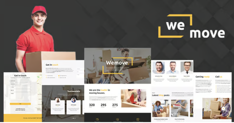 WeMove - Home Moving & Logistic WordPress Theme