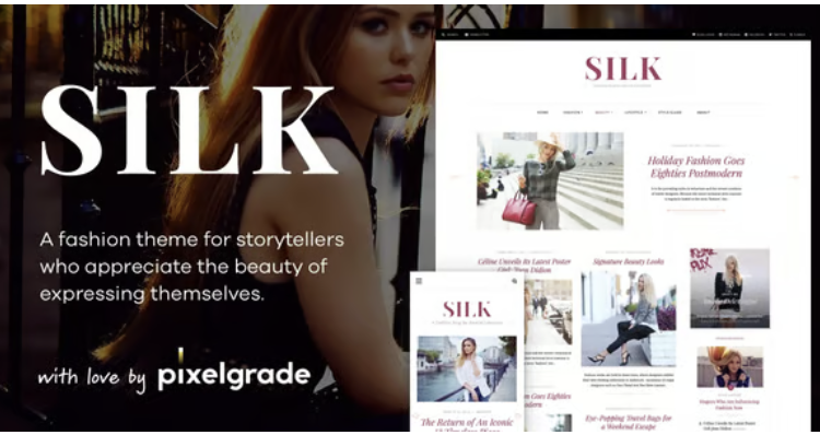 Silk - A Fashion Blogging WordPress Theme