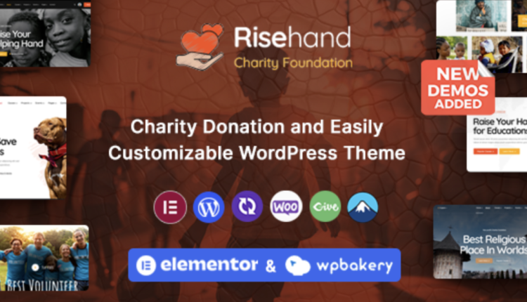 RiseHand - Charity & Donation WordPress Theme