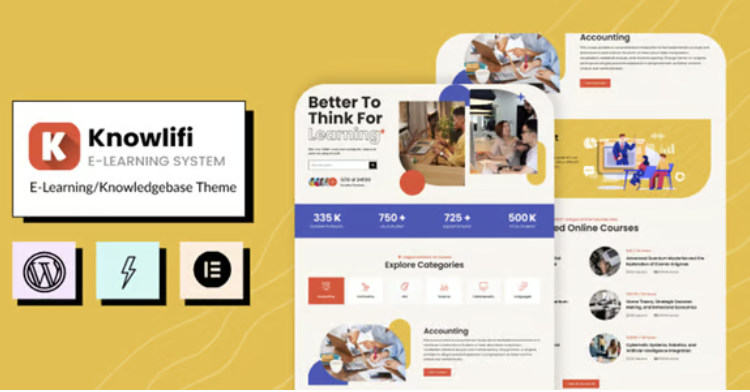 Knowlifi - E-Learning & AI Knowledgebase Theme