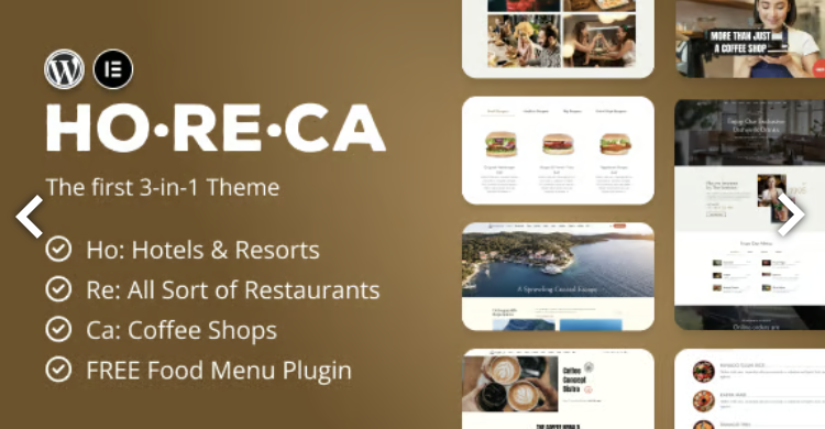HoReCa - Restaurant & Food Menus Theme