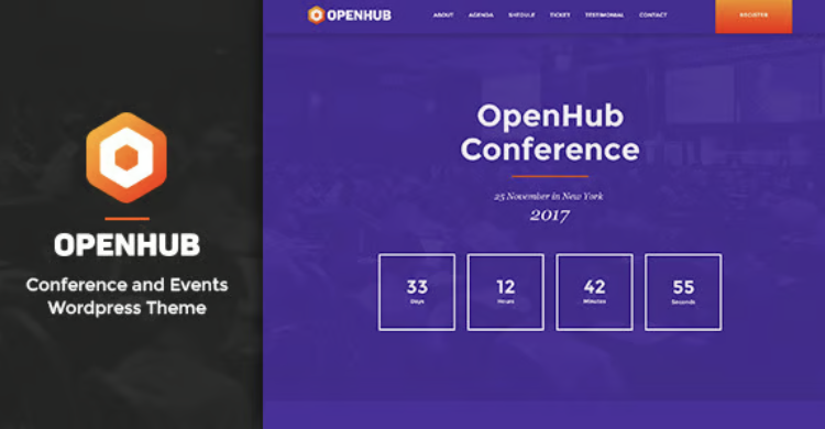 OpenHub - A Stylish Events & Conference Theme