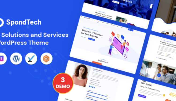 SpondTech - IT Solutions And Services WordPress Theme