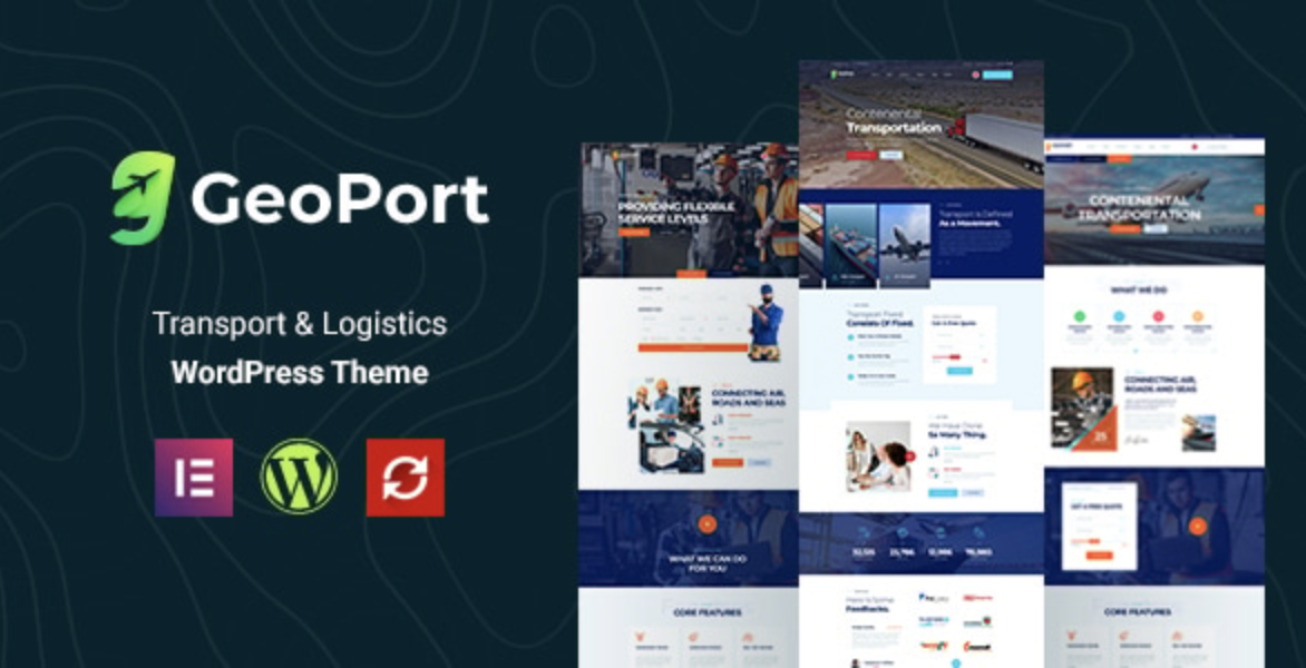 Geoport - Transport & Logistics WordPress Theme