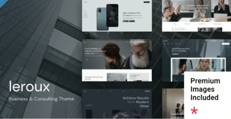Leroux - Business Consulting WordPress Theme