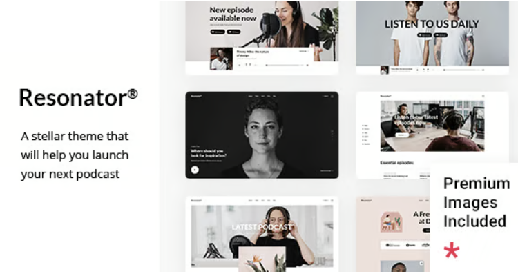 Resonator - Podcast WordPress Theme