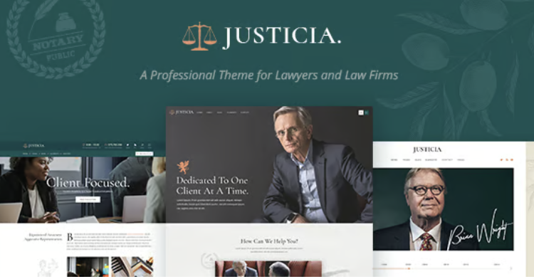 Justicia - Lawyer WordPress Theme