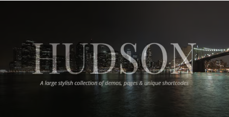 Hudson - Stylish Business WordPress Theme